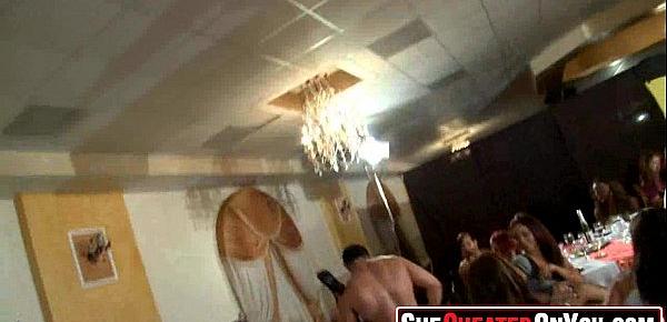  23 Milfs take loads in the face at secret sex party 17